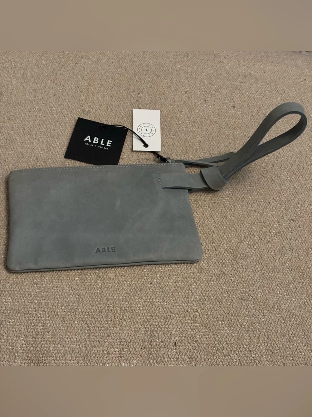 Able Rachel Wristlet Ice Blue